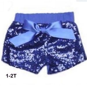 1-2T. Sequin shorts